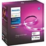 Philips Hue Base Lightstrip Plus V4 2 mètres, Bande LED Blanc, Philips Hue White and Color ambiance Base Lightstrip Plus V4 2 mètres, Eclairage intelligent par bande, Multicolore, Bluetooth/Zigbee, LED, Ampoule(s) non remplaçable(s), Variable