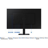 Samsung S60UD écran plat de PC 81,3 cm (32") 2560 x 1440 pixels Quad HD LED Noir Moniteur Noir, 1x DisplayPort, 1x HDMI, 1x USB-C, 3x USB-A, 1x RJ-45, 81,3 cm (32"), 2560 x 1440 pixels, Quad HD, LED, 5 ms, Noir