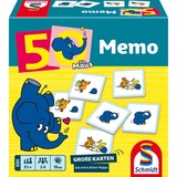 Schmidt Spiele La souris : Mémo éléphant, 50e anniversaire, Memory 