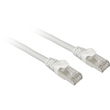 Sharkoon Câble de raccordement SFTP, RJ-45 Cat.7a Blanc, 1 mètre, Câble brut