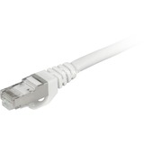 Sharkoon Câble réseau RJ-45 S/FTP Cat.7a Blanc, 1 mètre, câble brut