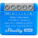 Shelly 1 Mini Gen4, Relais Bleu