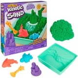 Spin Master Kinetic Sand, Coffret Bac à sable, 454 g de sable vert, bac à sable, 4 moules et outils, jouets sensoriels pour les enfants à partir de 3 ans, Jeu de sable Kinetic Sand , Coffret Bac à sable, 454 g de sable vert, bac à sable, 4 moules et outils, jouets sensoriels pour les enfants à partir de 3 ans, Sable cinétique pour enfants, 3 an(s), Non toxique, Vert