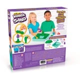 Spin Master Kinetic Sand, Coffret Bac à sable, 454 g de sable vert, bac à sable, 4 moules et outils, jouets sensoriels pour les enfants à partir de 3 ans, Jeu de sable Kinetic Sand , Coffret Bac à sable, 454 g de sable vert, bac à sable, 4 moules et outils, jouets sensoriels pour les enfants à partir de 3 ans, Sable cinétique pour enfants, 3 an(s), Non toxique, Vert