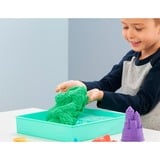 Spin Master Kinetic Sand, Coffret Bac à sable, 454 g de sable vert, bac à sable, 4 moules et outils, jouets sensoriels pour les enfants à partir de 3 ans, Jeu de sable Kinetic Sand , Coffret Bac à sable, 454 g de sable vert, bac à sable, 4 moules et outils, jouets sensoriels pour les enfants à partir de 3 ans, Sable cinétique pour enfants, 3 an(s), Non toxique, Vert
