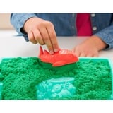 Spin Master Kinetic Sand, Coffret Bac à sable, 454 g de sable vert, bac à sable, 4 moules et outils, jouets sensoriels pour les enfants à partir de 3 ans, Jeu de sable Kinetic Sand , Coffret Bac à sable, 454 g de sable vert, bac à sable, 4 moules et outils, jouets sensoriels pour les enfants à partir de 3 ans, Sable cinétique pour enfants, 3 an(s), Non toxique, Vert