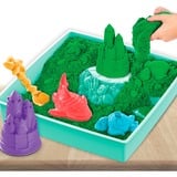 Spin Master Kinetic Sand, Coffret Bac à sable, 454 g de sable vert, bac à sable, 4 moules et outils, jouets sensoriels pour les enfants à partir de 3 ans, Jeu de sable Kinetic Sand , Coffret Bac à sable, 454 g de sable vert, bac à sable, 4 moules et outils, jouets sensoriels pour les enfants à partir de 3 ans, Sable cinétique pour enfants, 3 an(s), Non toxique, Vert