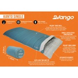 Vango Sac de couchage Kanto 250 Single, Mineral Green Vert/gris