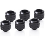 Alphacool Eiszapfen PRO 13mm HardTube Fitting G1/4 - Deep Black, Connecteur Noir