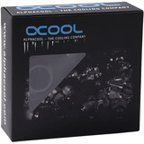 Alphacool Eiszapfen PRO 13mm HardTube Fitting G1/4 - Deep Black, Connecteur Noir
