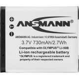 Ansmann Batterie pour Appareil Photo / Caméscope A-Oly Li 50 3.7V 770 mAh, Batterie appareil photo 770 mAh, 3,7 V, Lithium-Ion (Li-Ion)