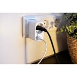 Ansmann Chargeur USB Home Socket HS220 / 3 A / 20 W / 2 Ports Blanc, 1x USB-C, 1x USB-A