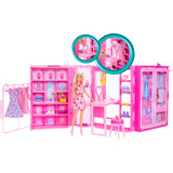 Barbie – Coffret Dressing de Rêve, Meubles de poupées Poupée mannequin, Femelle, 3 an(s), Fille, 280 mm, 1,85 kg