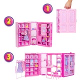 Barbie – Coffret Dressing de Rêve, Meubles de poupées Poupée mannequin, Femelle, 3 an(s), Fille, 280 mm, 1,85 kg
