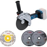 Bosch BITURBO GWS 18V-180 P, 06019H6L02, Meuleuse d'angle Bleu/Noir
