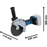 Bosch BITURBO GWS 18V-180 P, 06019H6L02, Meuleuse d'angle Bleu/Noir