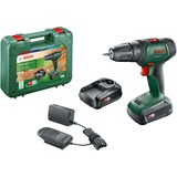 Bosch UniversalDrill 18V 1450 tr/min Sans clé 1,2 kg Noir, Vert, Perceuse/visseuse Vert/Noir, Perceuse à poignée pistolet, Sans clé, Noir, Vert, 1 cm, 1450 tr/min, 3 cm