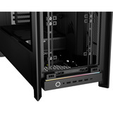 Corsair  boîtier midi tower Noir | 4x USB-A | 1x USB-C | RGB | Verre Trempé