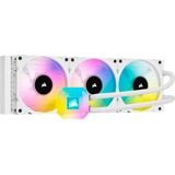 Corsair iCUE H150i ELITE CAPELLIX Processeur 12 cm Blanc, Ventirad Blanc, 12 cm, 75 cfm, Blanc