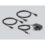 DeLOCK Switch 2 USB 2.0, Switch USB Noir