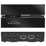 DeLOCK USB 2.0 Switch 2, Switch USB Noir