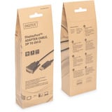 Digitus Câble adaptateur DisplayPort > DVI-D Noir