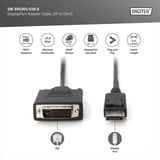 Digitus Câble adaptateur DisplayPort > DVI-D Noir