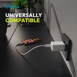 Digitus Chargeur USB 20W, 1x USB-C, 1x USB-A Blanc
