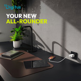Digitus Chargeur USB 20W, 1x USB-C, 1x USB-A Blanc