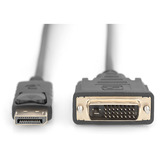 Digitus DB-340301-030-S, Adaptateur Noir