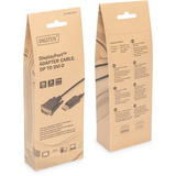 Digitus DB-340301-030-S, Adaptateur Noir
