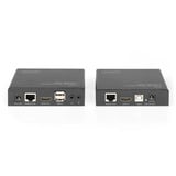 Digitus Ensemble d'extension KVM HDMI 4K HDBaseT 2.0, Extension HDMI Noir