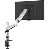 Digitus Support d’écran pour moniteur unique avec ressort pneumatique et monture de bureau, Support de moniteur Pince, 8 kg, 43,2 cm (17"), 68,6 cm (27"), 100 x 100 mm, Noir, Argent
