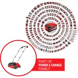 EINHELL GC-SC 36/31 Li-Solo 30 L Aspirateur sans sac Sec&humide Sac à poussière, Scarificateur Rouge/Noir, Aspirateur sans sac, Sec&humide, Sac à poussière, 30 L, Filtrage, 90 dB