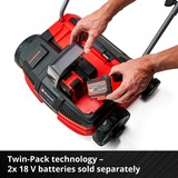 EINHELL GC-SC 36/31 Li-Solo 30 L Aspirateur sans sac Sec&humide Sac à poussière, Scarificateur Rouge/Noir, Aspirateur sans sac, Sec&humide, Sac à poussière, 30 L, Filtrage, 90 dB