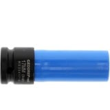 GEDORE Embout de tournevis robuste rouge 1/2", SW 17mm, Clés mixtes à cliquet Bleu