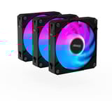 GIGABYTE AORUS EZ CHAIN FAN 120 (3-Pack) Carte-mère Ventilateur 12 cm Noir 3 pièce(s) ventilateurs de boîtier RGB  Noir, 3 pièces, 120 x 120 x 25 mm, Ventilateur, 12 cm, Noir