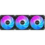 GIGABYTE AORUS EZ CHAIN FAN 120 (3-Pack) Carte-mère Ventilateur 12 cm Noir 3 pièce(s) ventilateurs de boîtier RGB  Noir, 3 pièces, 120 x 120 x 25 mm, Ventilateur, 12 cm, Noir