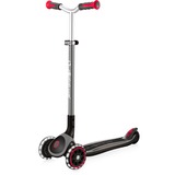 GLOBBER Master Lights, Trottinette Noir/Rouge