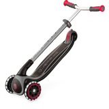 GLOBBER Master Lights, Trottinette Noir/Rouge