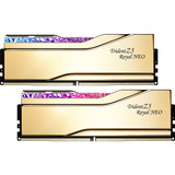 G.Skill 64 Go DDR5-6000 (2x 32 Go) Kit, Mémoire vive Or, F5-6000J2636H32GX2-TR5NG, Trident Z5 Royal Neo, EXPO
