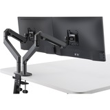 HAGOR 8716 support d'écran plat pour bureau 68,6 cm (27") Noir, Support de moniteur Gris foncé, Pince, 38,1 cm (15"), 68,6 cm (27"), 100 x 100 mm, Réglage de la hauteur, Noir