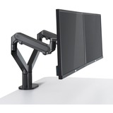 HAGOR 8716 support d'écran plat pour bureau 68,6 cm (27") Noir, Support de moniteur Gris foncé, Pince, 38,1 cm (15"), 68,6 cm (27"), 100 x 100 mm, Réglage de la hauteur, Noir