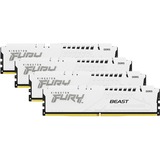 Kingston FURY 128 Go DDR5-5600 (4x 32 Go) mémoire vive Blanc, KF556C40BWK4-128, XMP 3.0