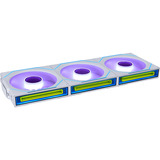 Lian Li UNI FAN SL-INF 120 Wireless ventilateurs de boîtier RGB  Blanc, 3 pièces, 120 x 122.1 x 28 mm