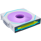 Lian Li UNI FAN SL-INF 120 Wireless ventilateurs de boîtier RGB  Blanc, 3 pièces, 120 x 122.1 x 28 mm
