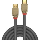 Lindy Câble HDMI Ultra High Speed Gold Line, 1m Gris, 1m, 1 m, HDMI Type A (Standard), HDMI Type A (Standard), 48 Gbit/s, Gris