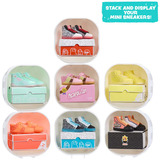 MGA Entertainment Make It Mini Sneakers in PDQ, Bricolage Miniverse Make It Mini Sneakers in PDQ, 8 an(s), Multicolore, Plastique