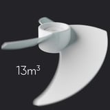 Meaco MeacoFan Sefte 8, Ventilateur Blanc