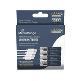 MediaRange Batterie USB-C Li-Ion, Mignon AA I 1.5V | 500 mAh, pack de 4 